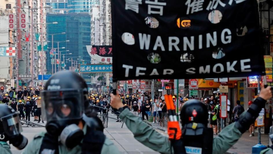 Hong Kong police shoot protester, igniting renewed fury