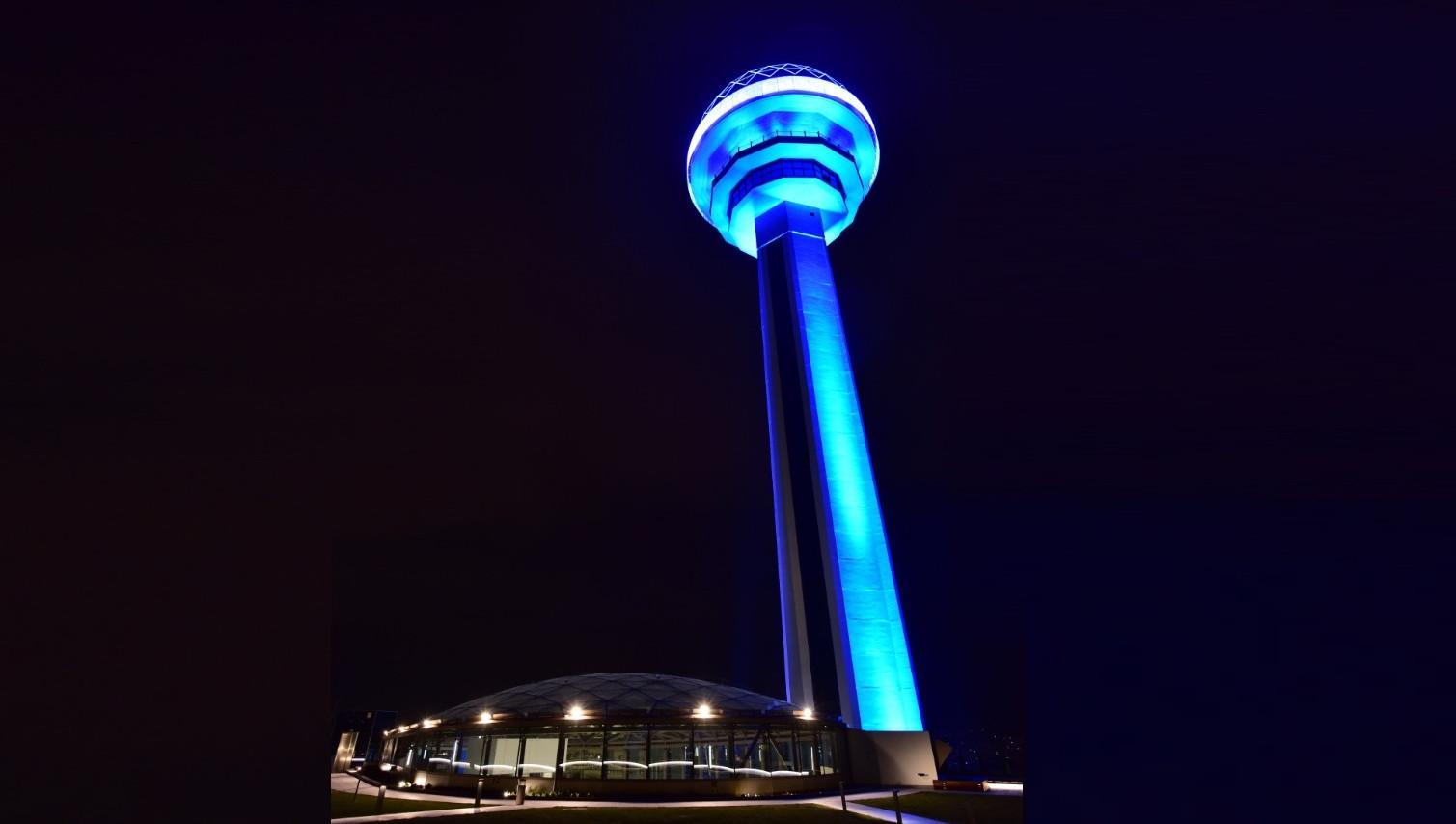 Ankaras Atakule to turn blue for children