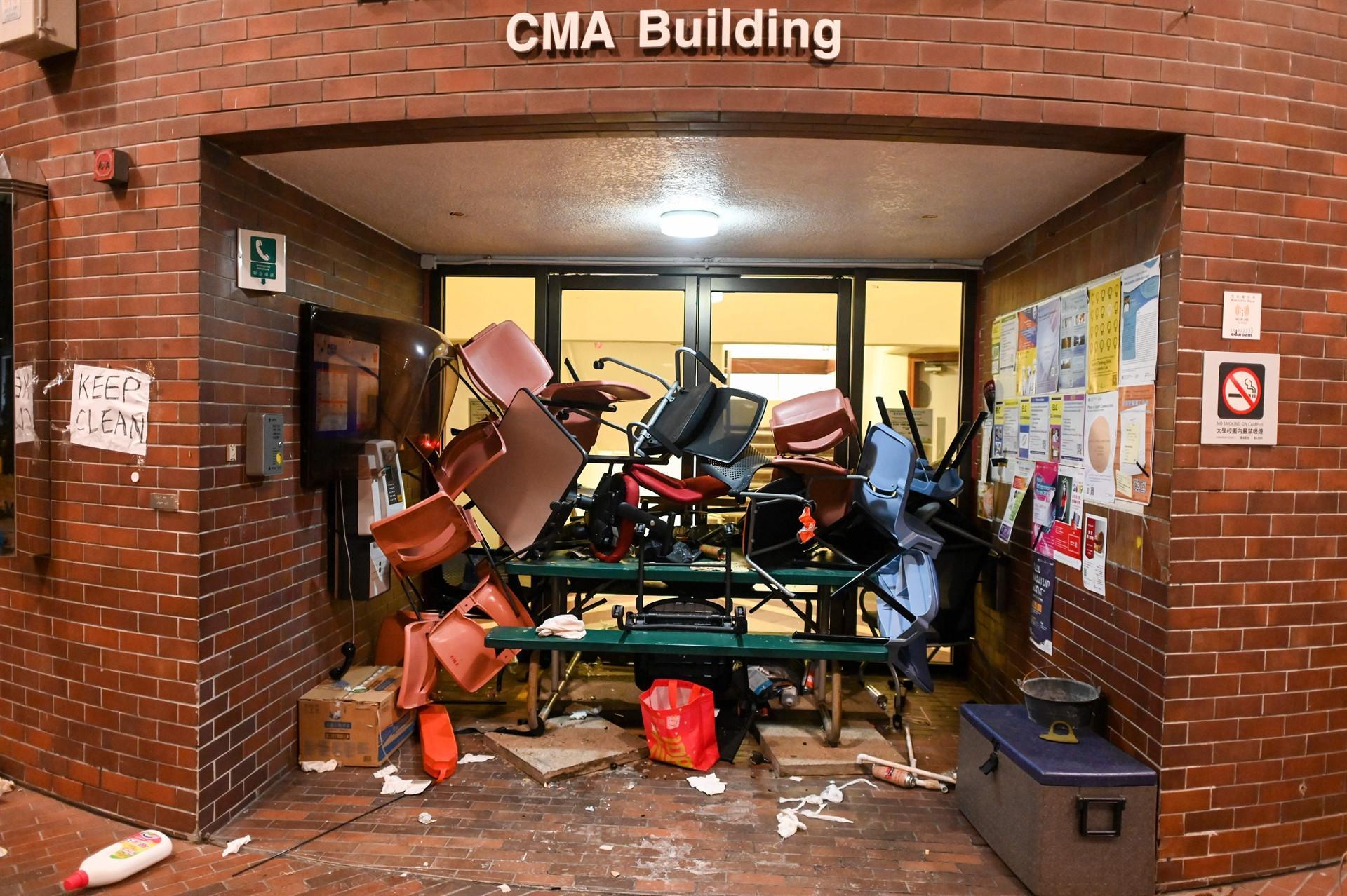 Hong Kong campus drama persists as city gears for elections