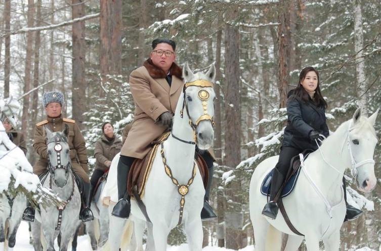 North Koreas Kim signals more confrontational stance with new horse ride
