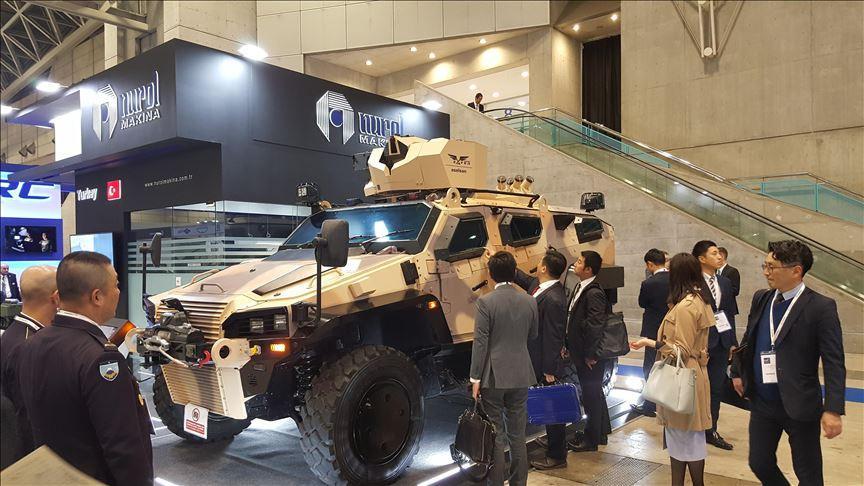 Turkish defense products exhibited in Kuwait