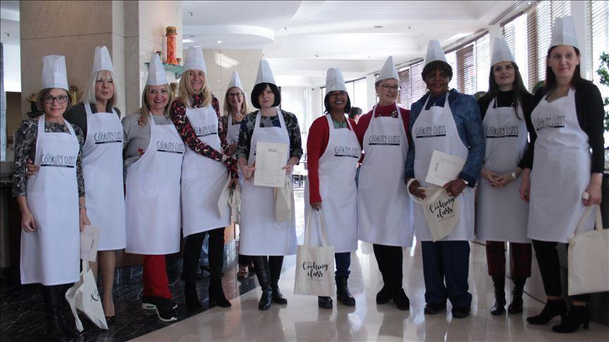 Wives of foreign envoys to Turkey try Black Sea cuisine