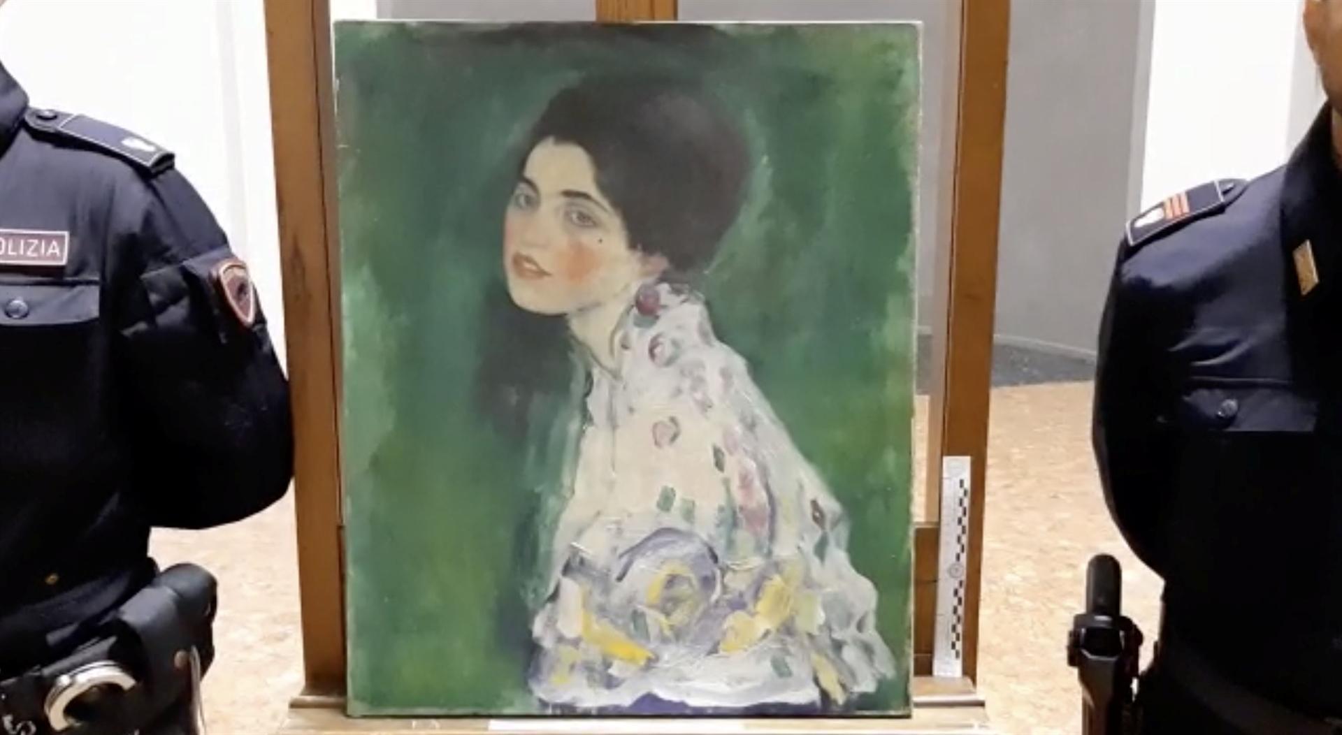 Police think stolen Klimt masterpiece found hidden behind ivy