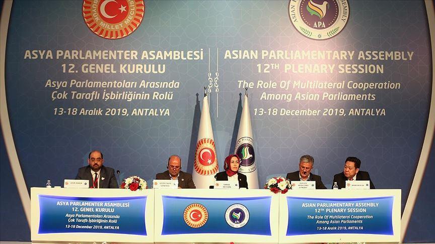 Turkey to chair Asian parliamentary body for 2 more years