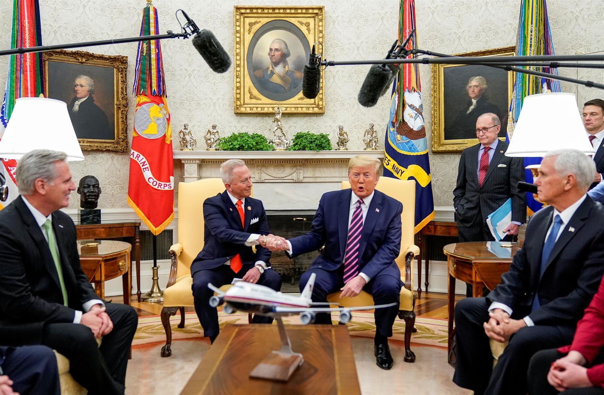 Trump rails against delay in moving impeachment to Senate