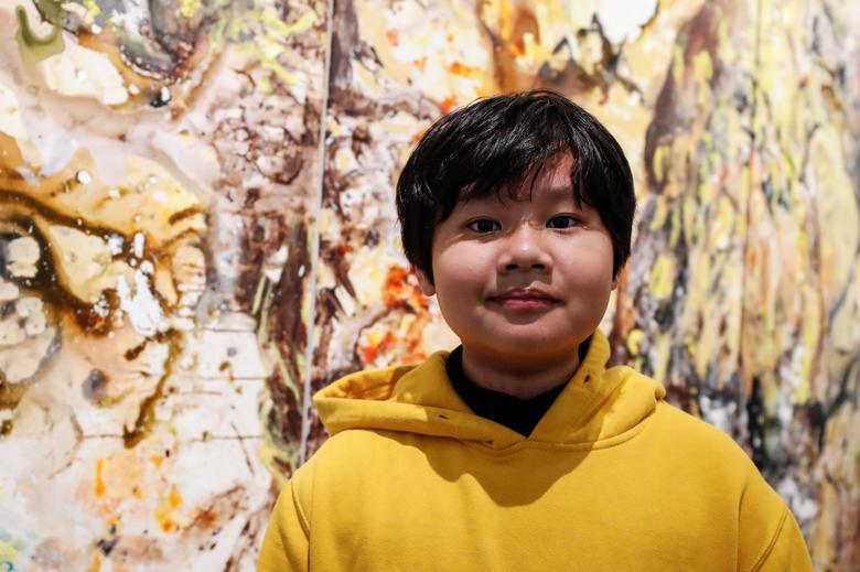 Art exhibit by 12-year-old ‘young Pollock’ opens in NY