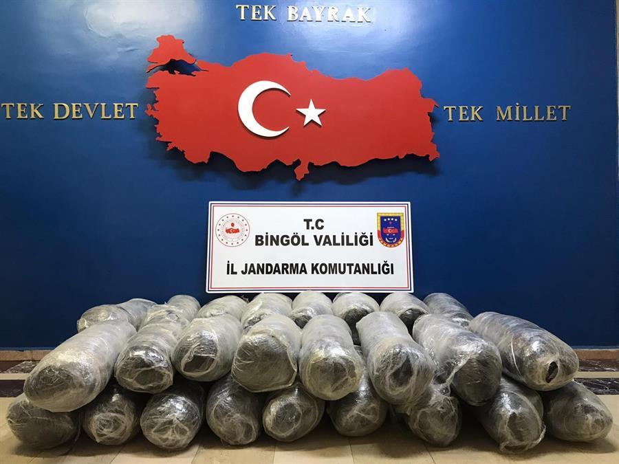 More than 647 kg of marijuana seized in SE Turkey