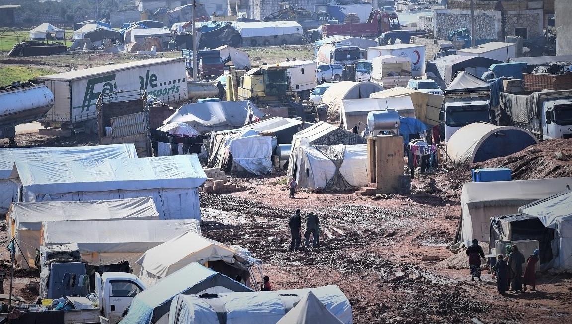 People in Idlib pray for bad weather to prevent air strikes