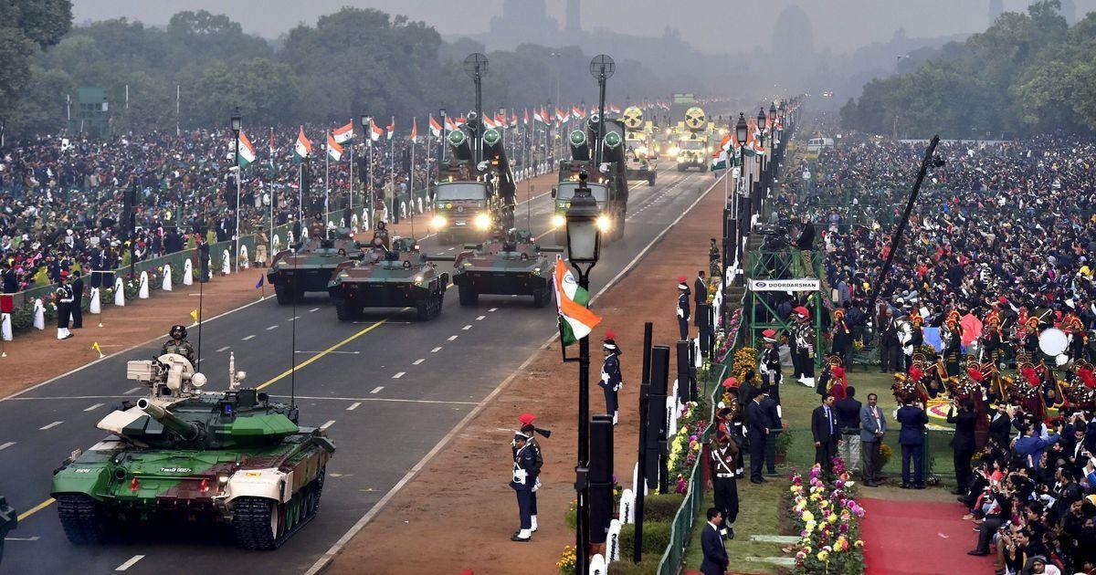 India showcases military strength at Republic Day