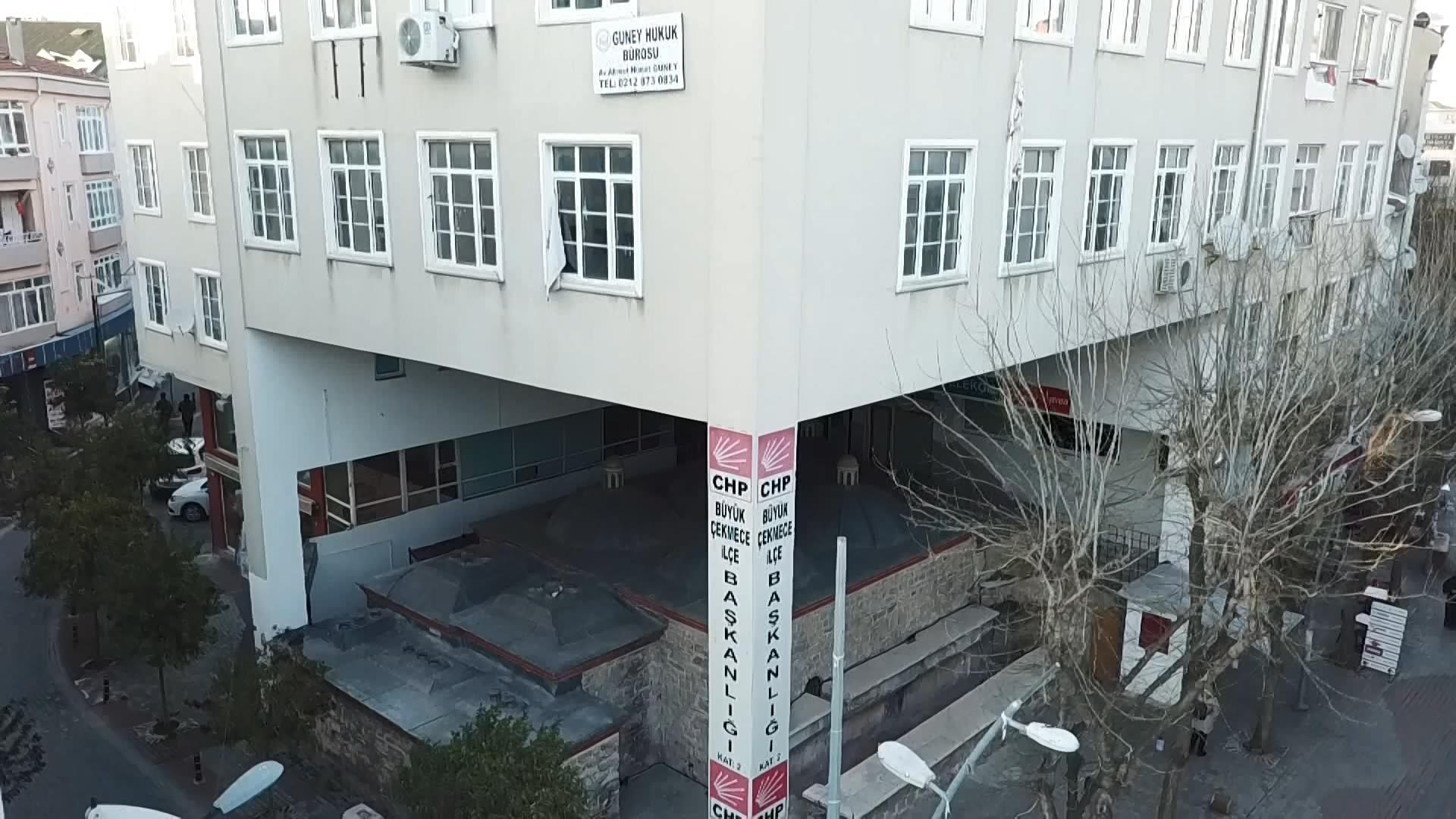 Business center built on historical bath in Istanbul suburb