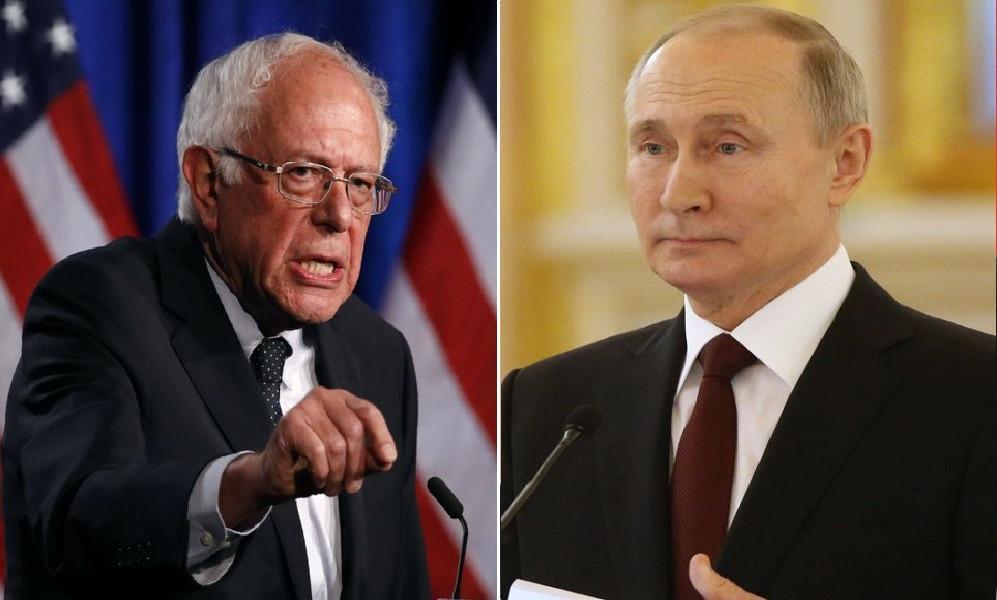 Sanders condemns Russian influence in US election