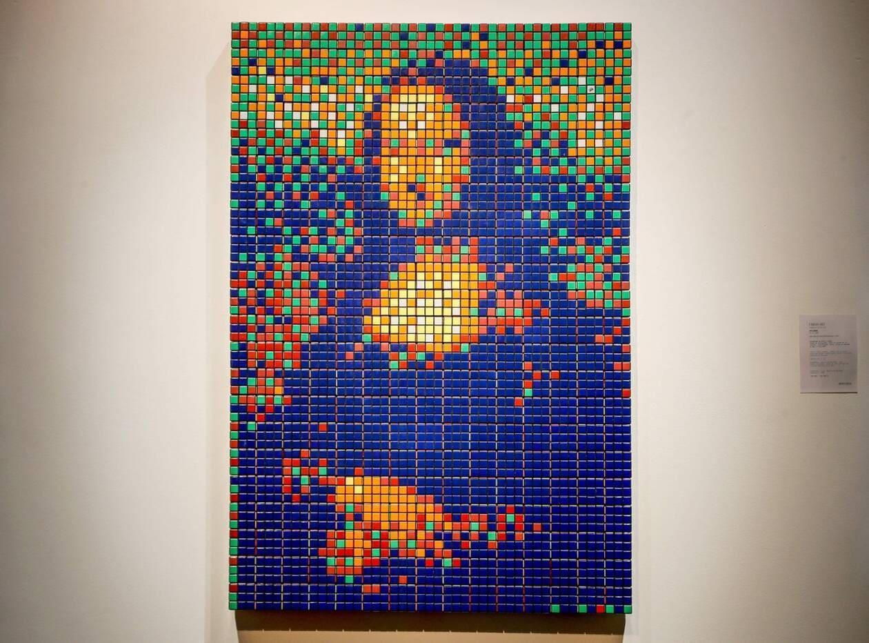 Rubiks Cube Mona Lisa fetches 480,000 euros at Paris auction