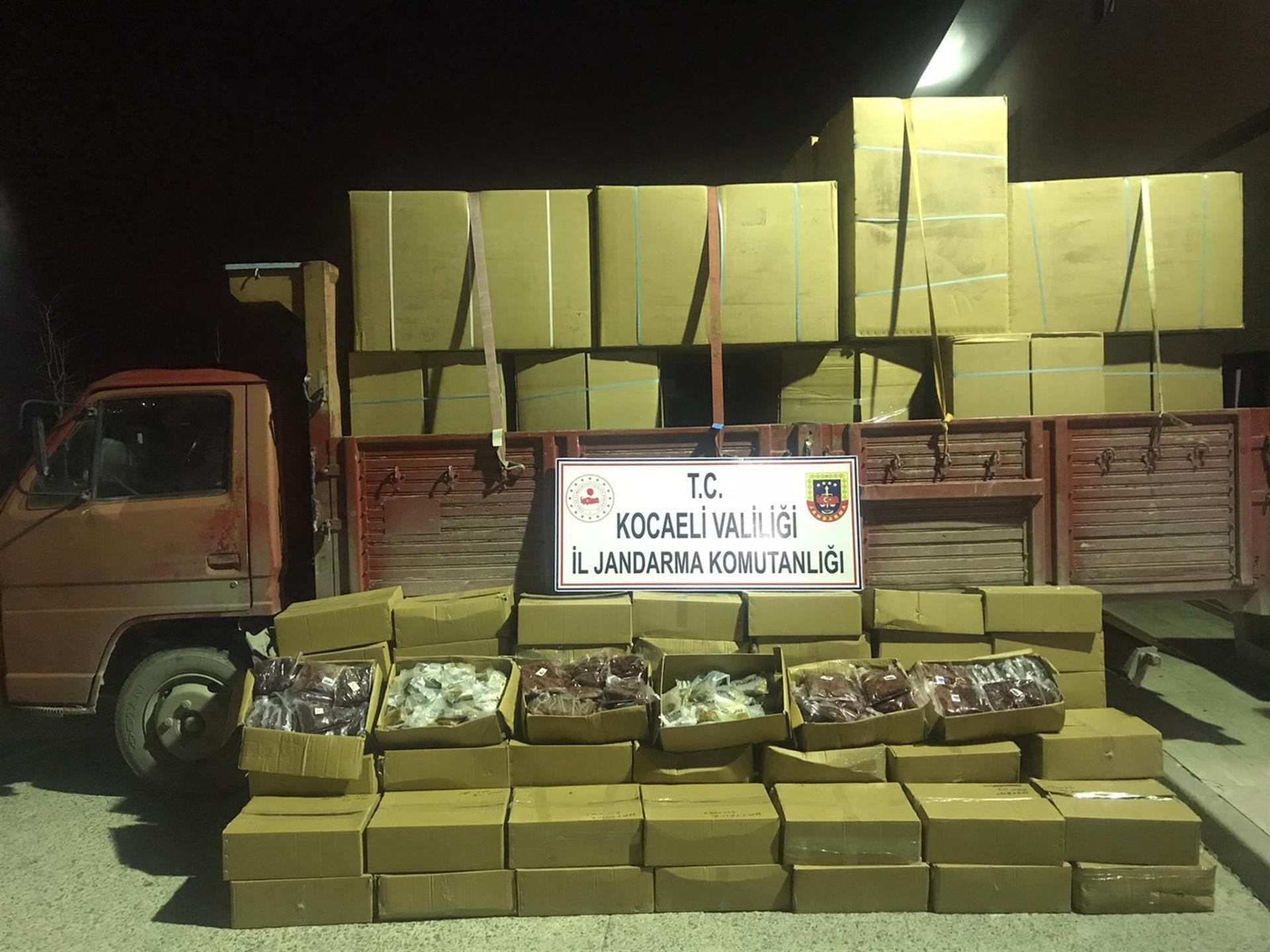 5.7 tons of contraband tobacco seized in Turkey