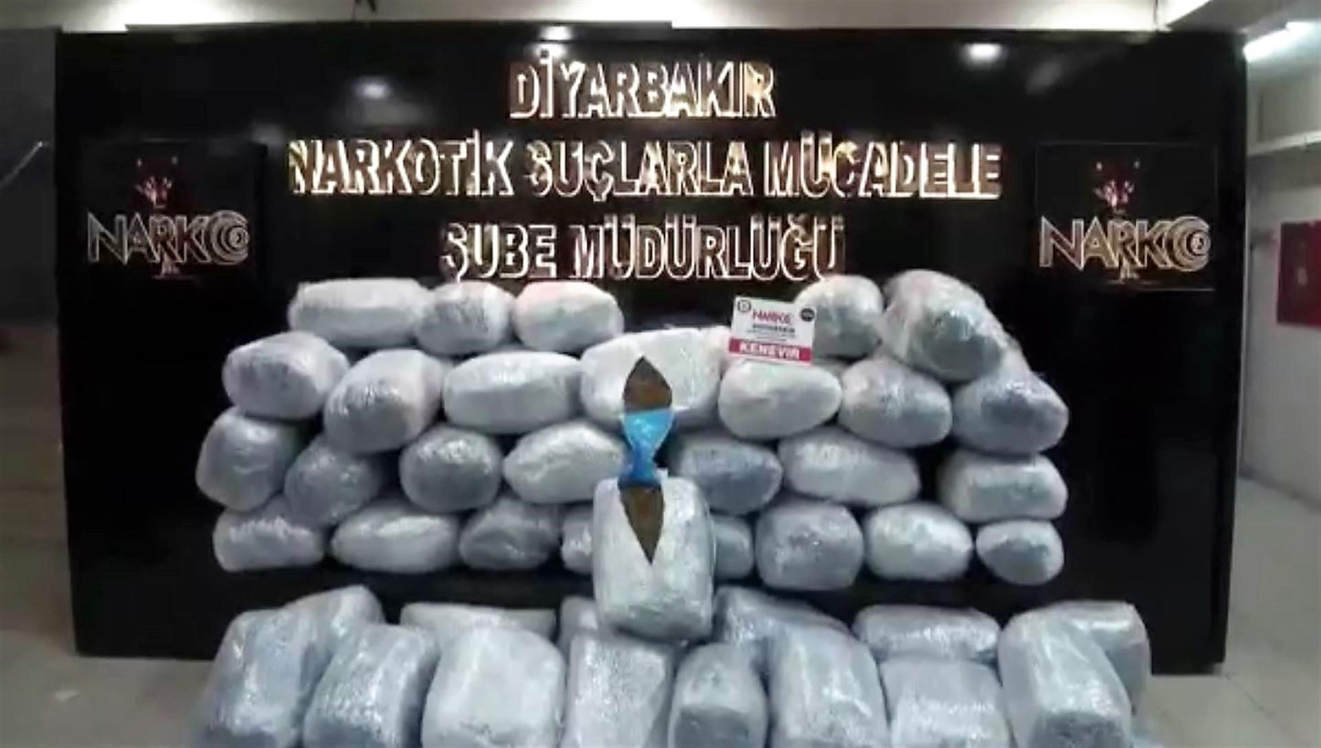 Police seize 358 kg of marijuana in southeastern Turkey