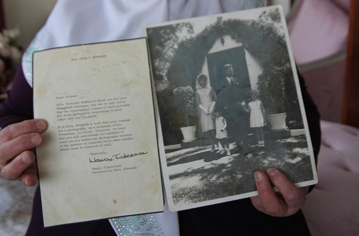 Turkish woman keeps letter from Jacqueline Kennedy for 57 years