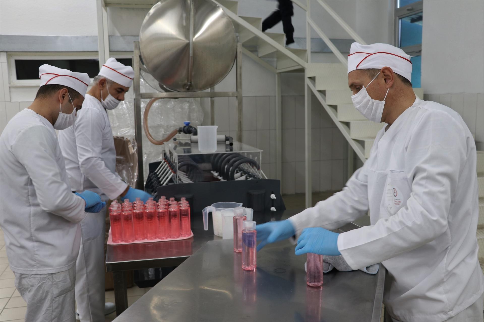 Inmates produce rose cologne amid virus outbreak