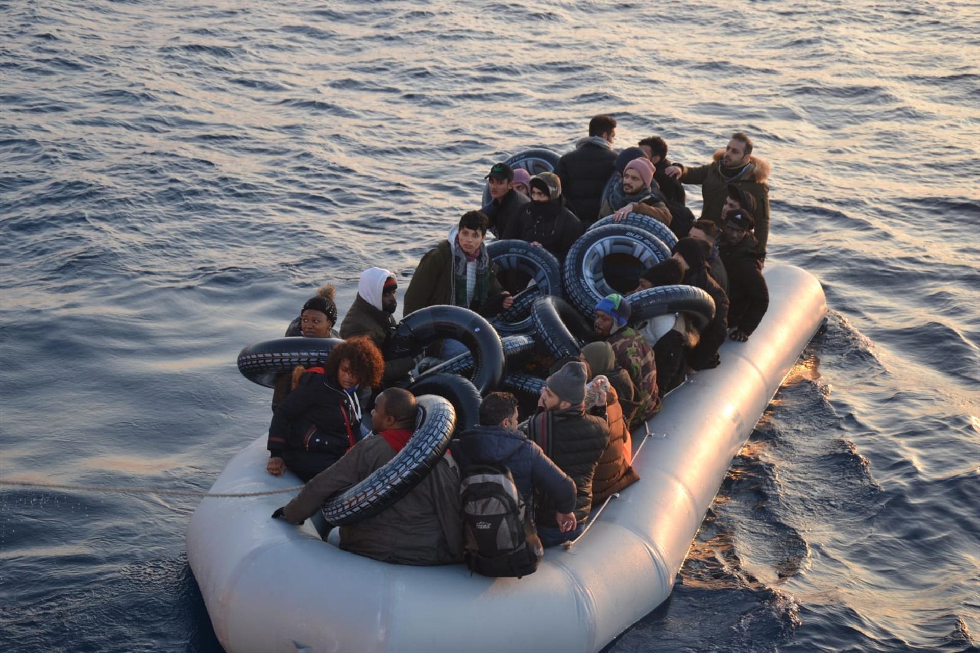Turkey rescues 34 asylum seekers from boats in Aegean