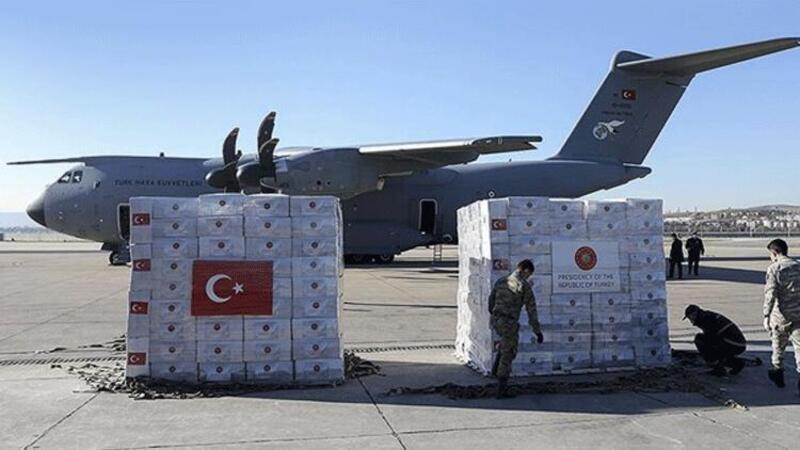 Turkey delivers medical aid to UK to help fight virus