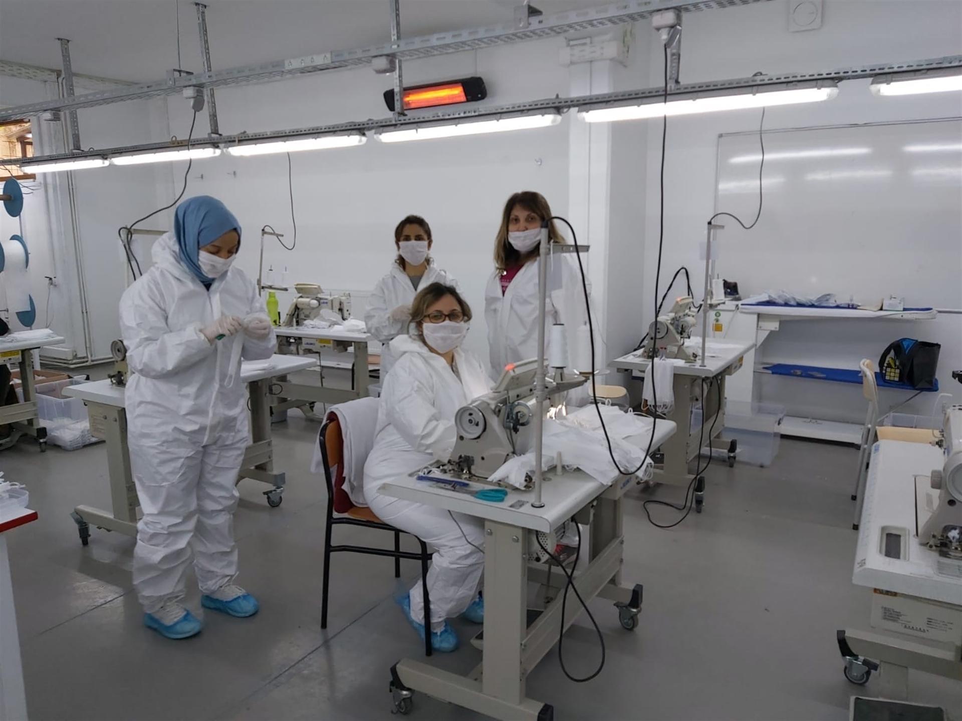 Turkish vocational schools help fight against virus