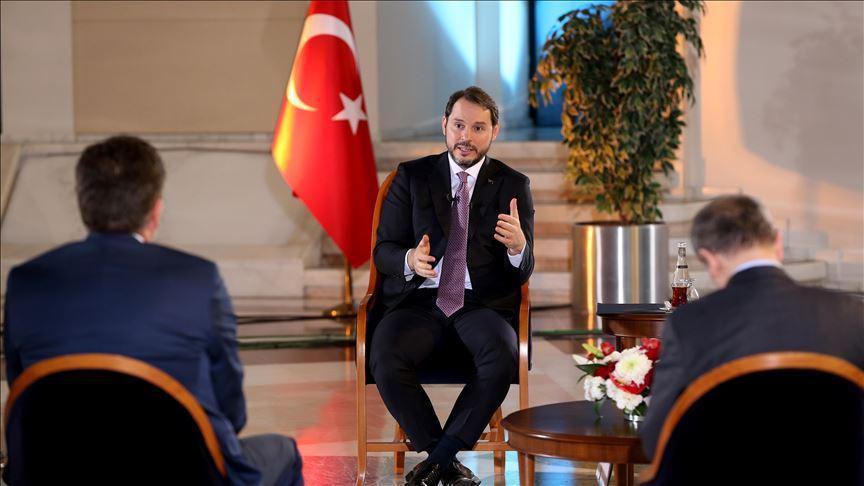 Turkey seeking to end 2020 with growth: Finance minister