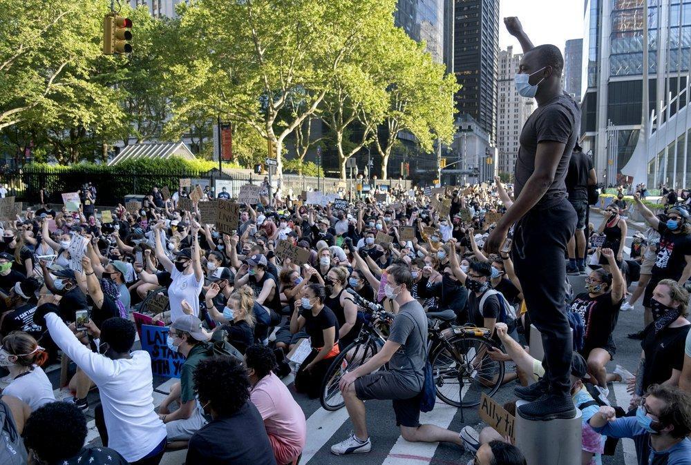 Time for a change: Anti-racism protesters march across US