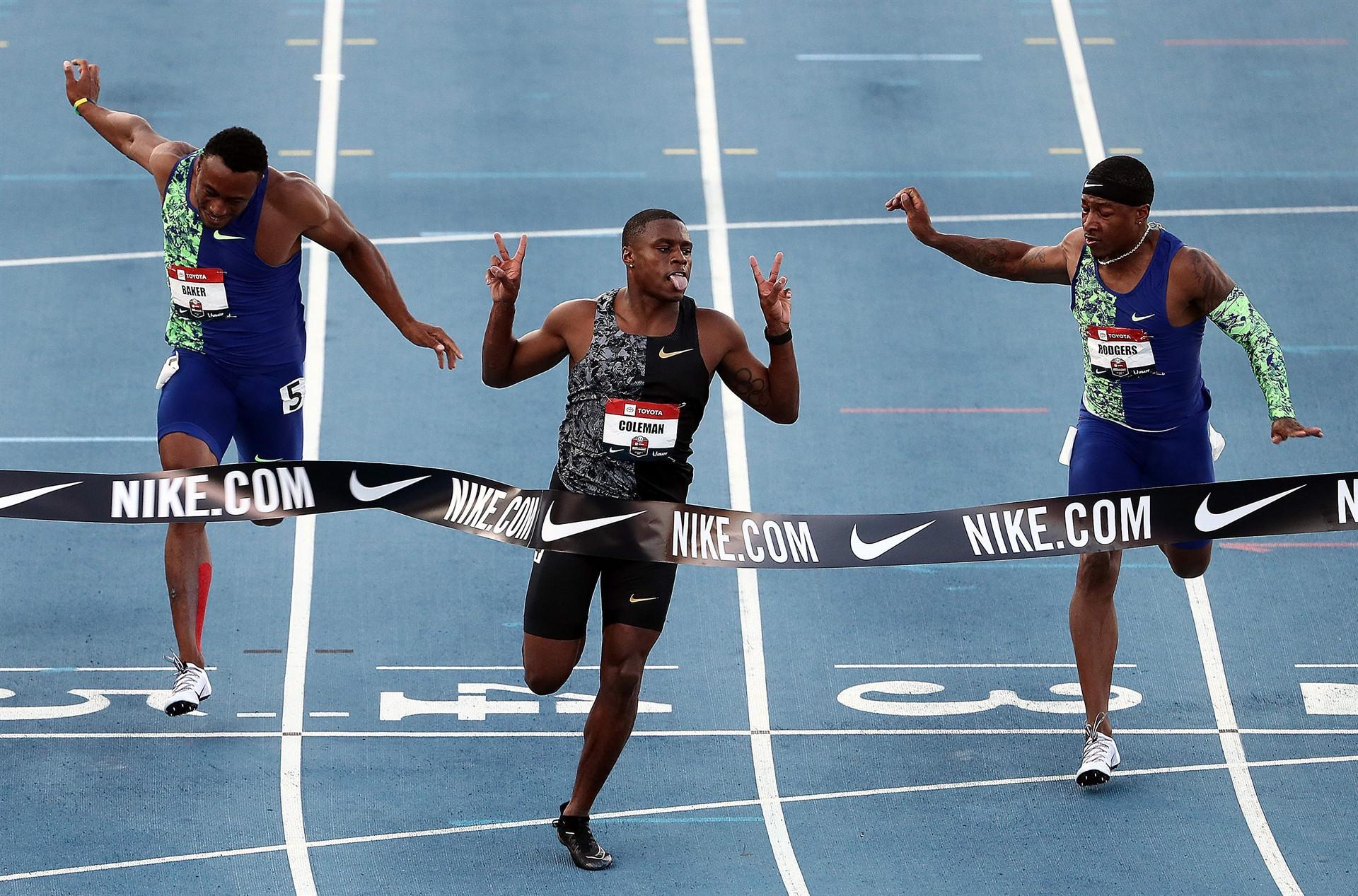 World 100m champion Coleman suspended over new missed test