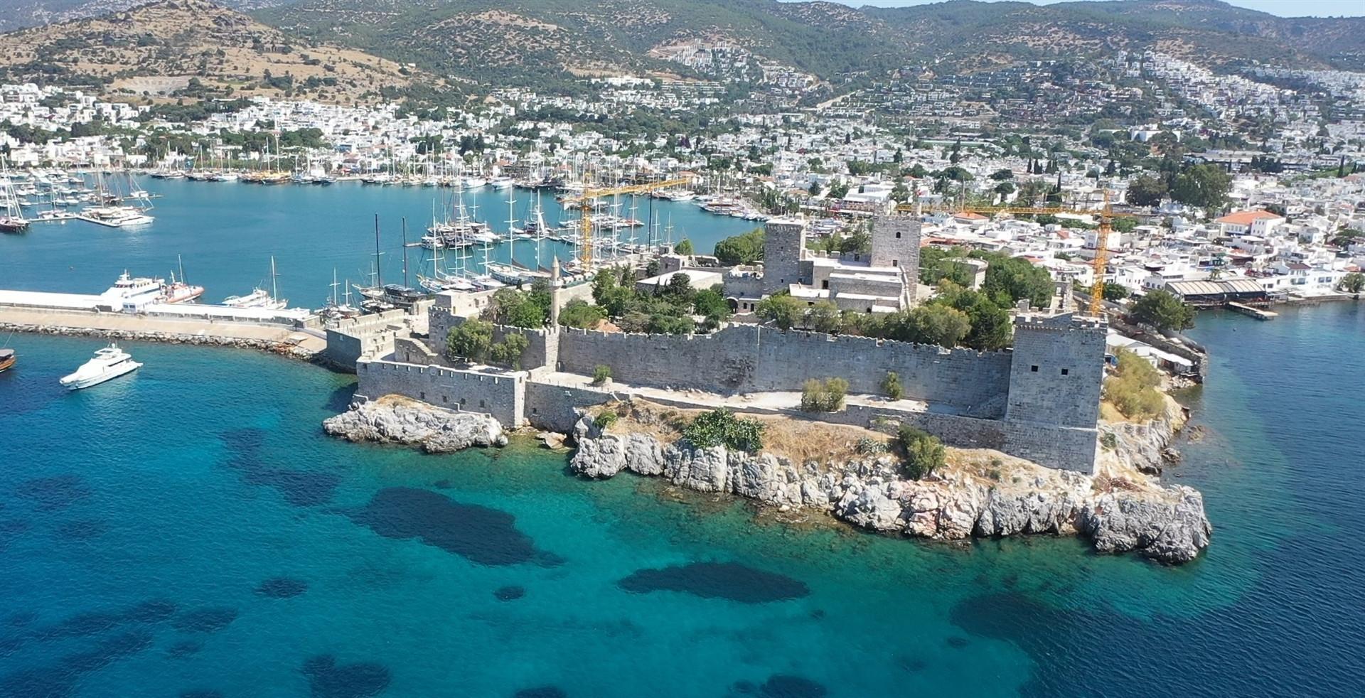 Bodrum Castle waiting for underwater archeology enthusiasts