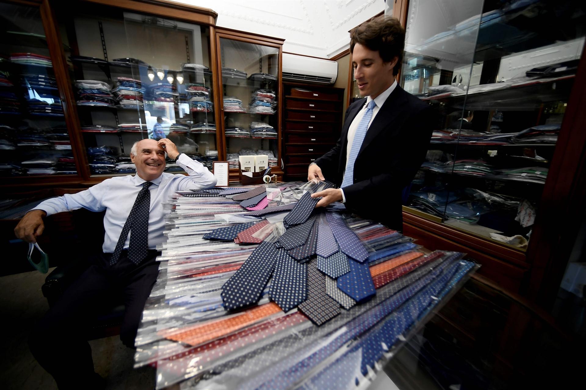 Handmade ties from southern Italy with a British twist