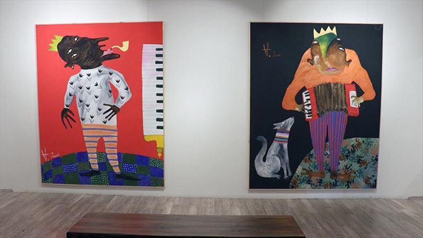Syrian artist’s works displayed in Istanbul