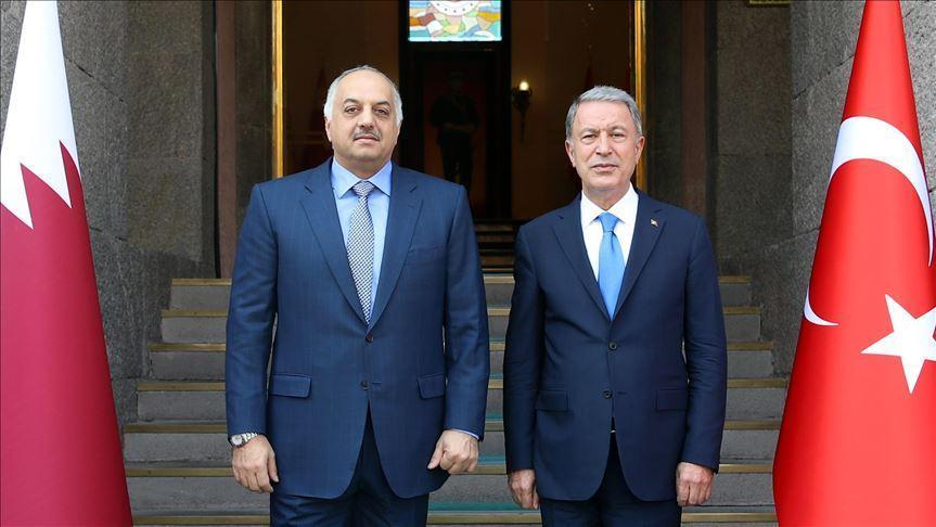 Turkish, Qatari defense ministers meet in Ankara