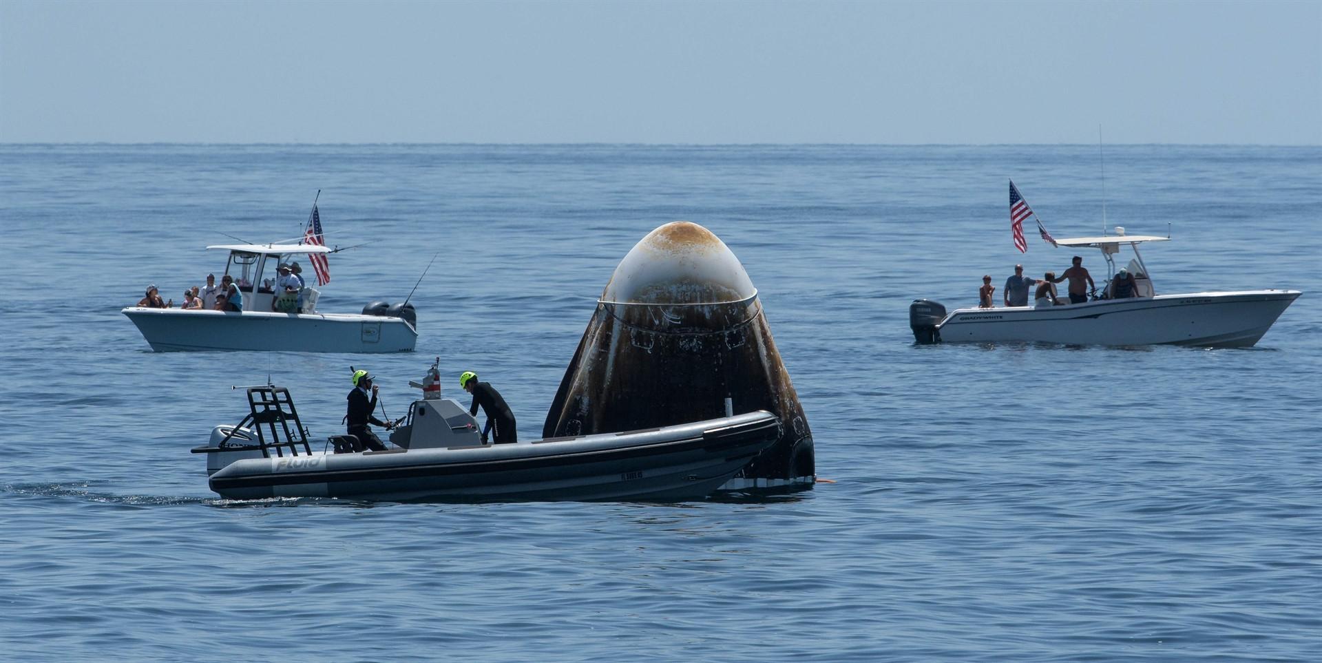 SpaceX brings NASA astronauts safely home in milestone mission