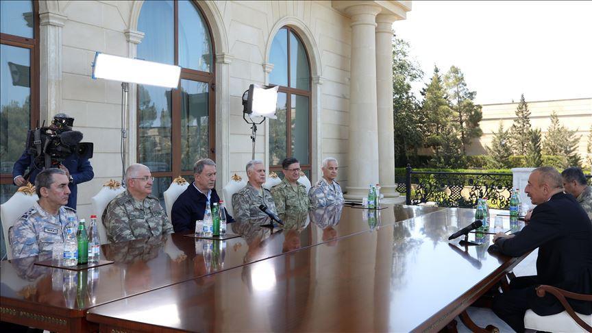 Azerbaijani president receives Turkish defense minister