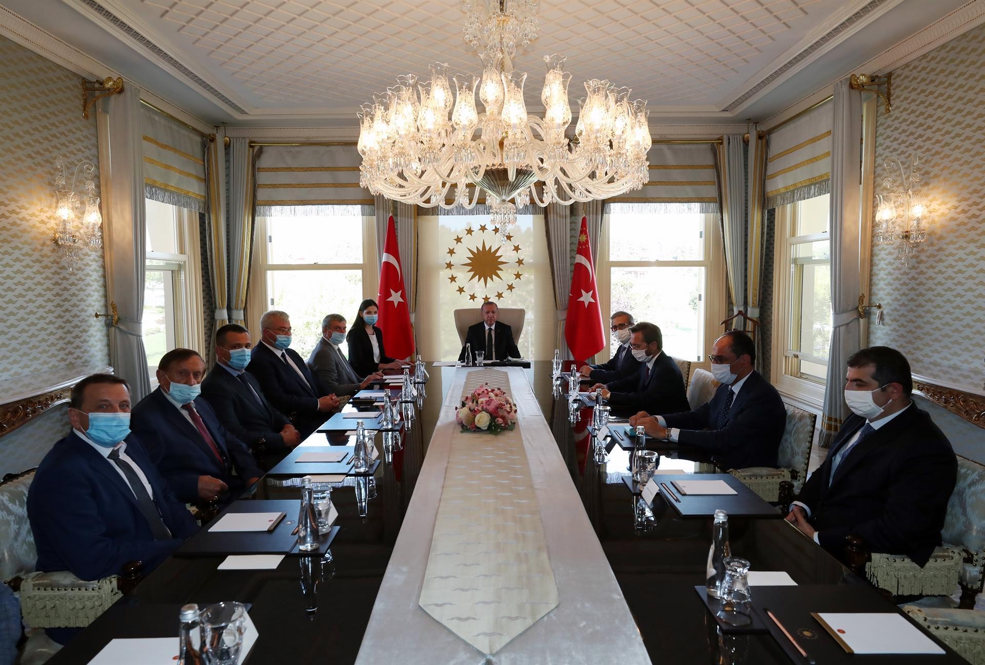 Turkish president receives Ukraines vice PM