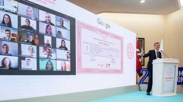 Some 128,000 instructors received digital training in cooperation with Google