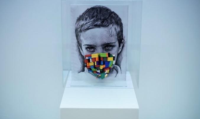 Protective face mask exhibition presented to art lovers online