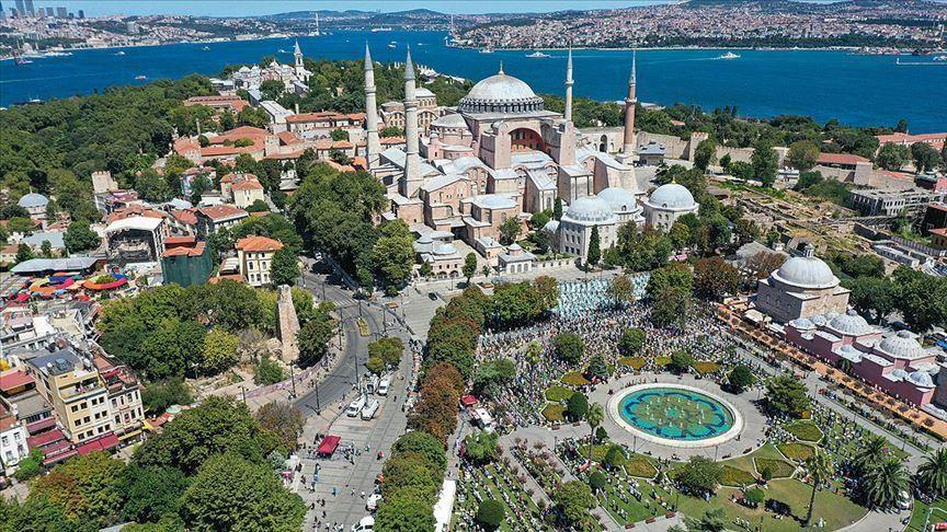 Over 1.5 mln visit Istanbul’s Hagia Sophia Grand Mosque