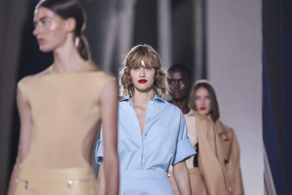 Hermes plays with depth in surrealist Paris show