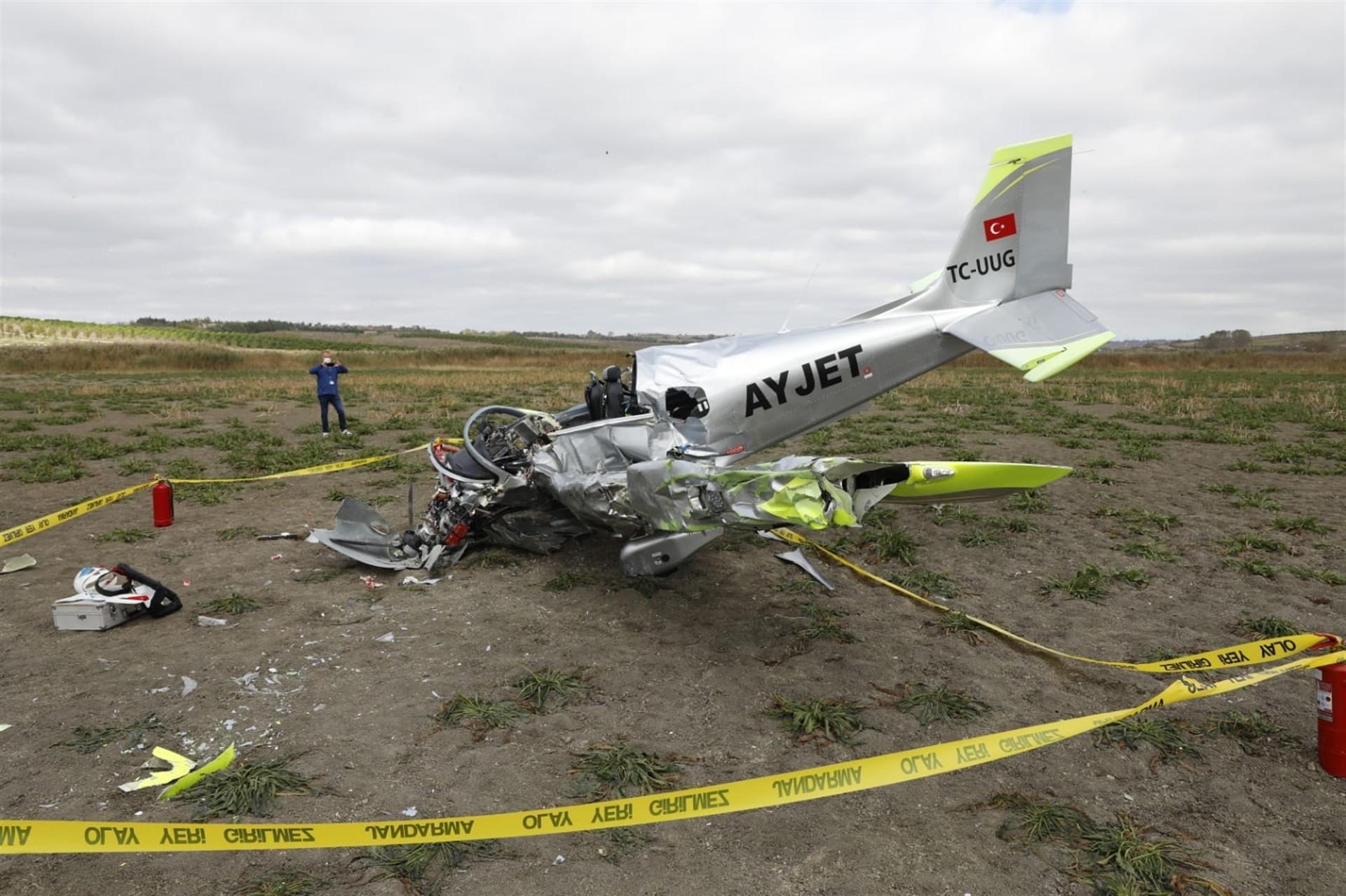 Training plane crashes in Istanbul, no fatalities