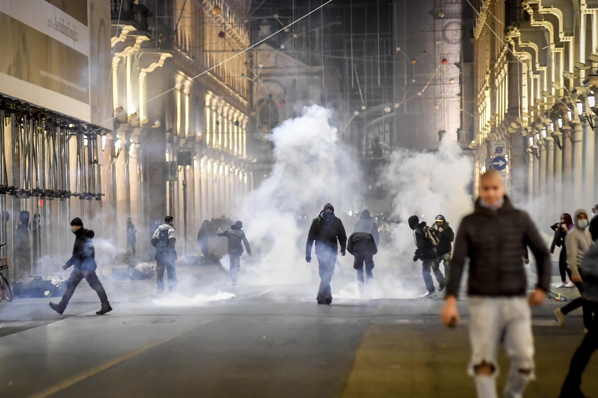 Anger over Italy virus rules as curfews enforced around Europe