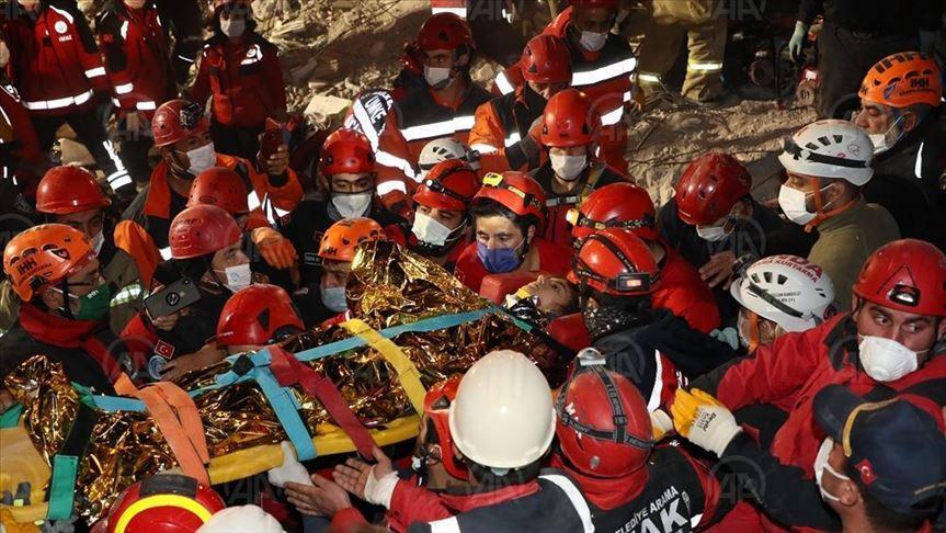 Two children rescued from rubble days after İzmir quake