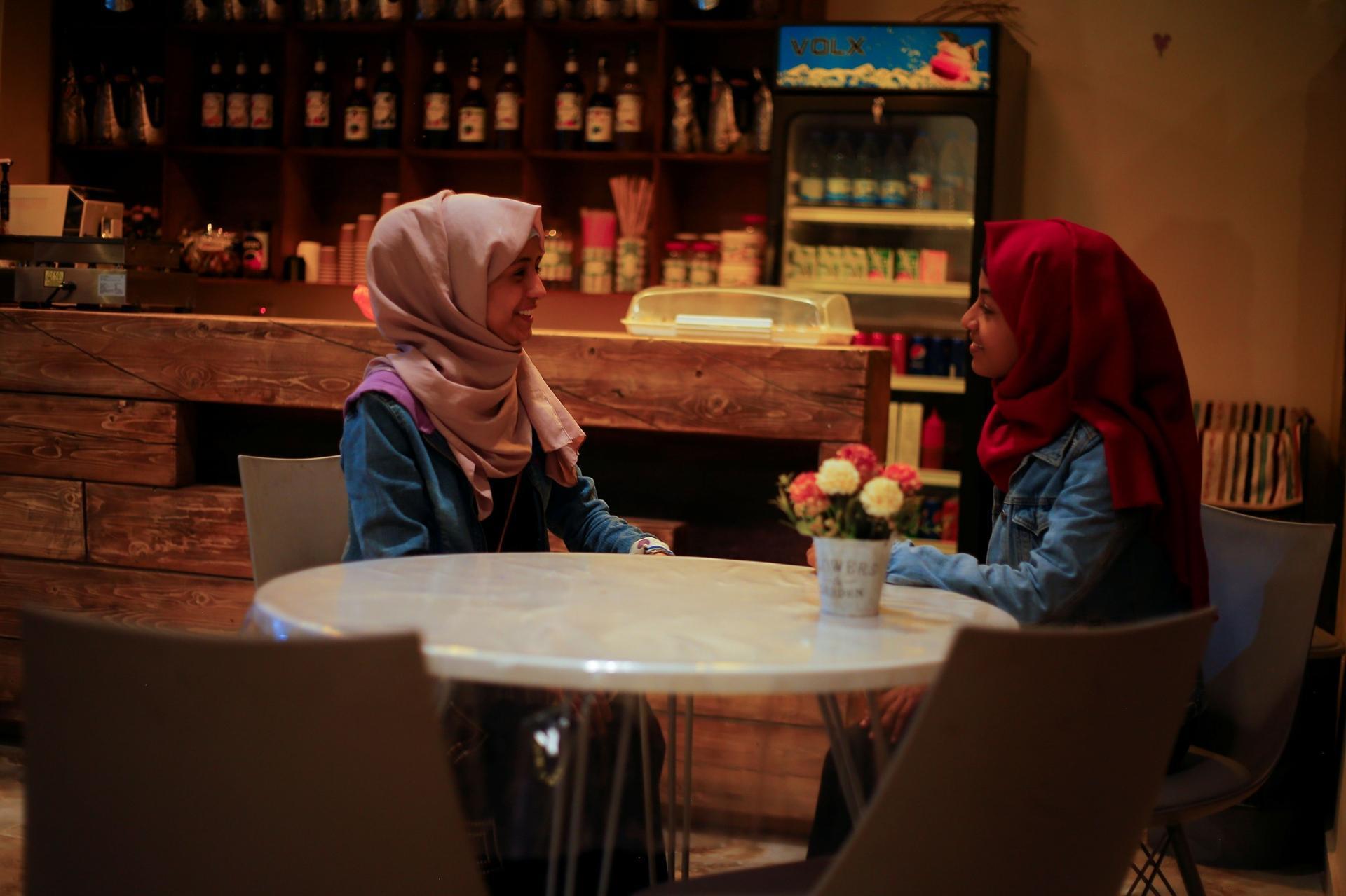 A cafe in Yemen run by women, for women