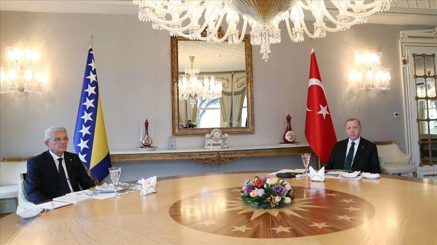Turkish president, top Bosnian leader meet in Istanbul