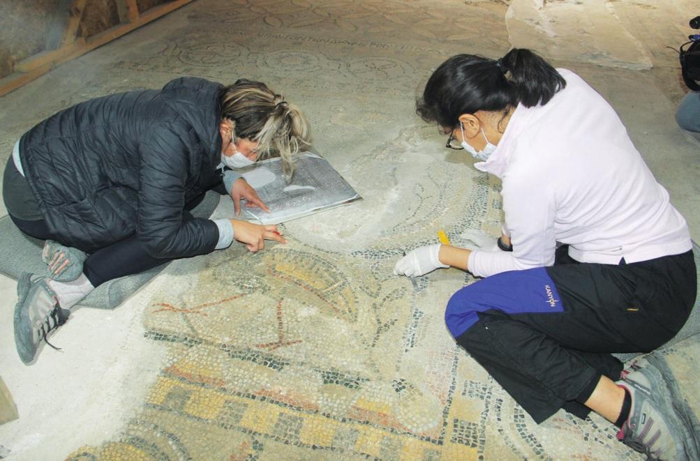 Roman-era mosaics under protection