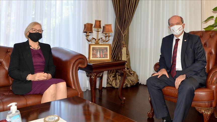 Turkish Cypriot president meets UN peacekeeping chief