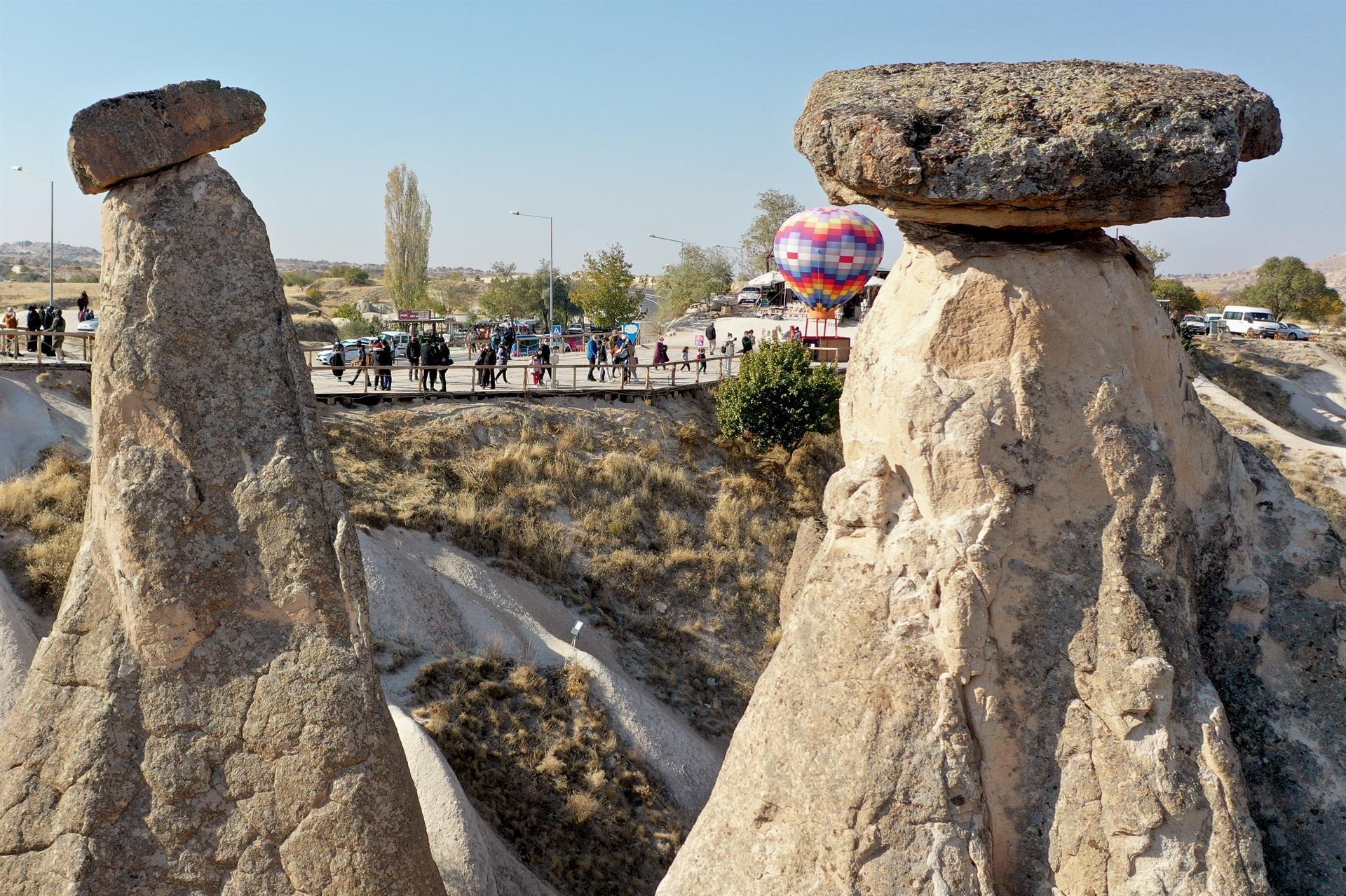 Cappadocia’s ‘Three Beauties’ rushed by tourists