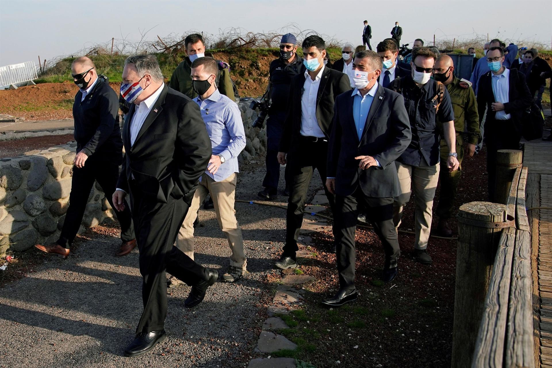 Pompeo is 1st top US diplomat to visit an Israeli settlement