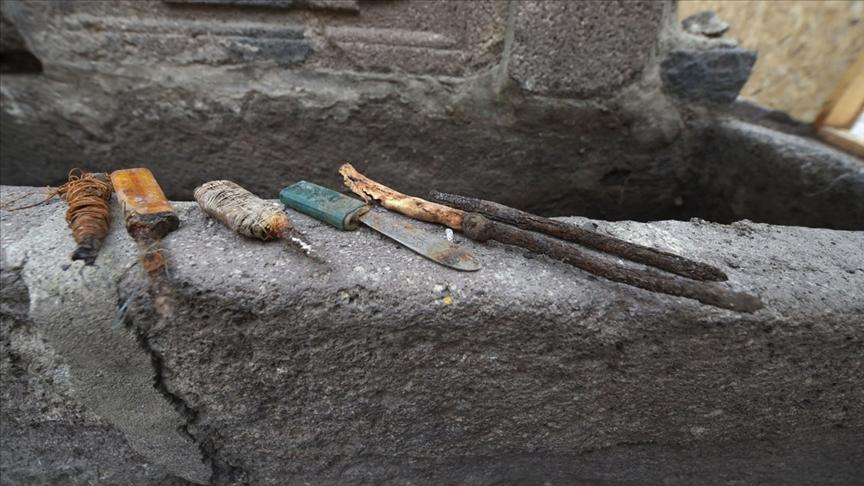 Cutting tools discovered from Ankara’s notorious prison’s front yard