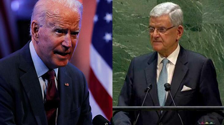 Biden sends letter to UN General Assembly President Bozkır