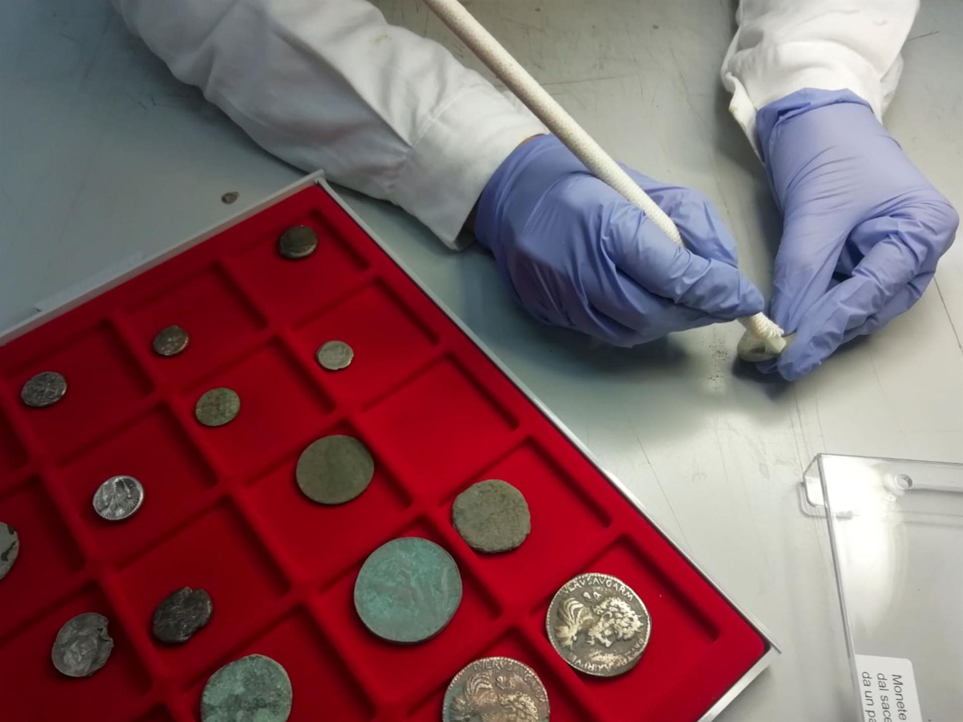 Ancient coins returned after Italy church confession