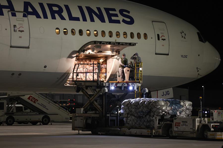 Turkey receives second batch of 6.5 million doses of virus vaccine